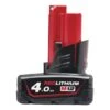 Milwaukee 4,0 Ah Lithium-Ion Akku -Uittokaluston Myyntiliike m12 b4 hero 1